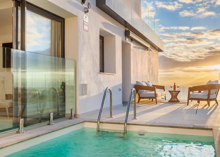 Presidential 350m2 Bellavista On One Level,private Spa&heated Pool דירה *